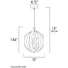 Provident Satin Nickel Single Pendant - Pendants