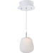 Puffs White LED Single Pendant - Pendants