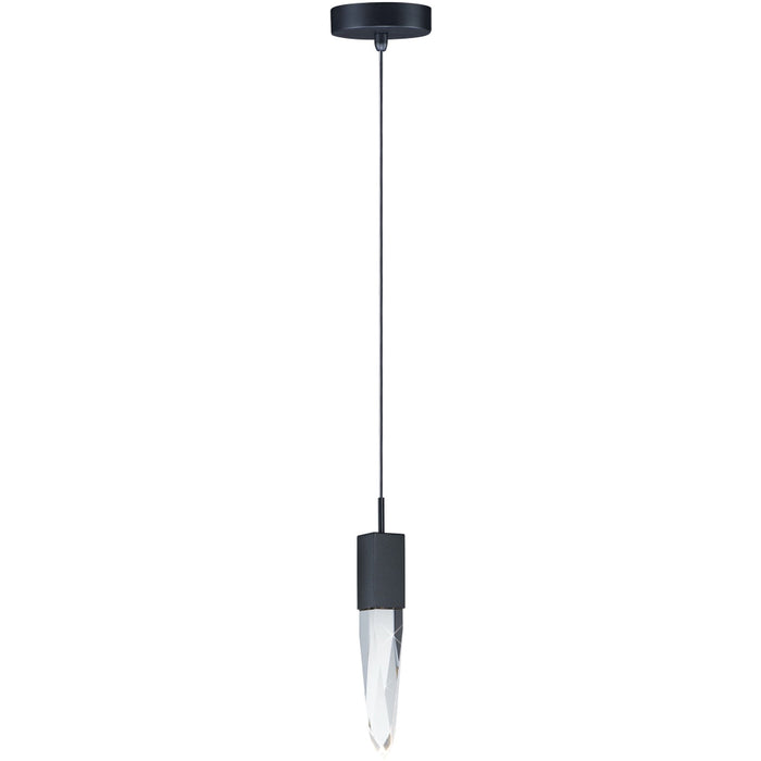Quartz Black LED Mini Pendant - Mini-Pendants