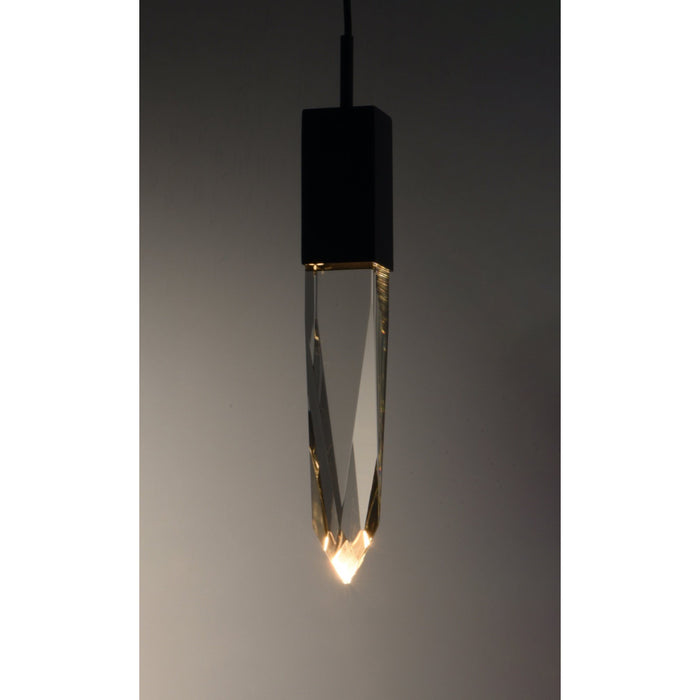 Quartz Black LED Mini Pendant - Mini-Pendants
