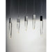 Quartz Polished Chrome LED Linear Pendant - Pendants