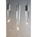 Quartz Polished Chrome LED Linear Pendant - Pendants