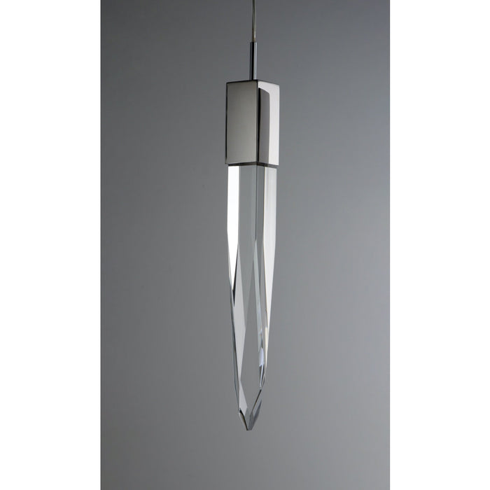 Quartz Polished Chrome LED Mini Pendant - Mini-Pendants
