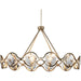 Quincy 10 Light Distressed Twilight Chandelier - Chandeliers