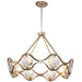 Quincy 8 Light Distressed Twilight Chandelier - Chandeliers