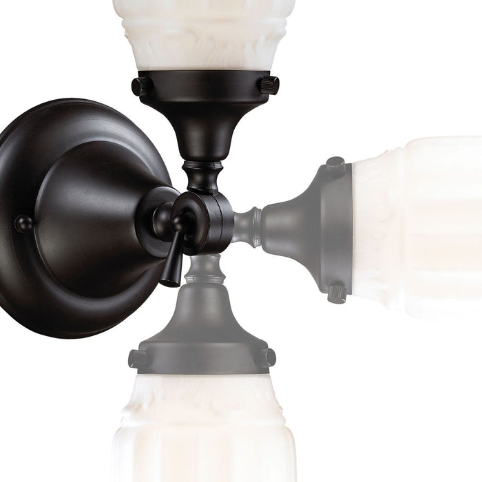 Quinton Parlor Oiled Bronze Vanity Light - Bath & Vanity