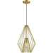 Quintus Metallic Gold Mini-Pendant | theLightShop