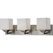 Quube Brushed Nickel Vanity | theLightShop