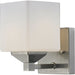 Quube Brushed Nickel Wall Sconce | theLightShop