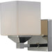 Quube Chrome Wall Sconce | theLightShop