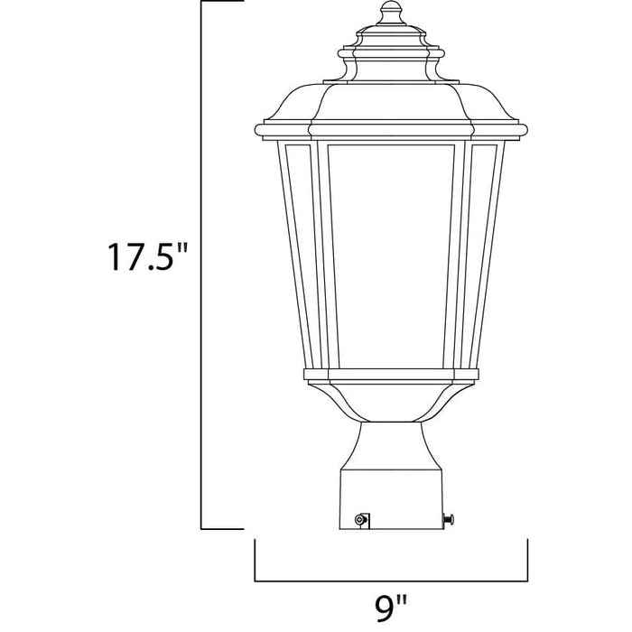 Radcliffe Black Oxide Outdoor Pole/Post Mount - Outdoor Pole/Post Mount