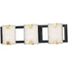 Radiant Black / Gold Leaf LED Bath Vanity - Bath Vanity