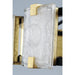 Radiant Black / Gold Leaf LED Flush Mount - Flushmounts
