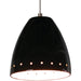 Realm Black Gloss Halogen Mini Pendant - Mini-Pendants