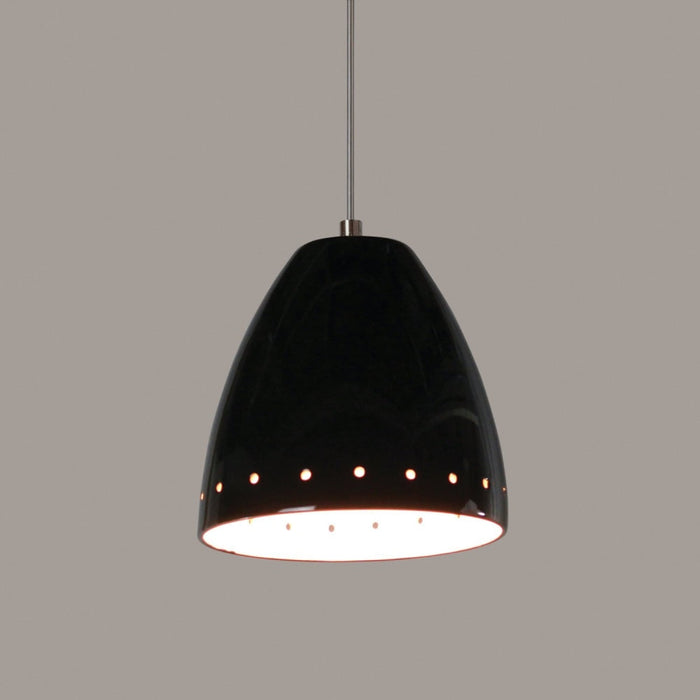 Realm Black Gloss Halogen Mini Pendant - Mini-Pendants