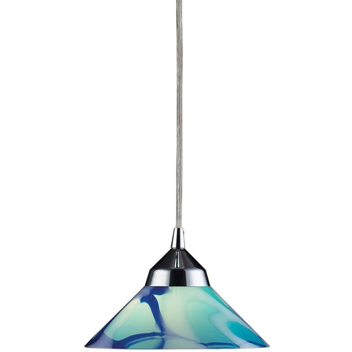 Refraction Polished Chrome Mini Pendant - Mini-Pendants