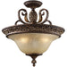 Regency Burnt Bronze Semi Flush Mount - Semi-Flushmounts