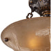 Restoration Golden Bronze Semi Flush Mount - Semi-Flushmounts