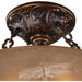 Restoration Golden Bronze Semi Flush Mount - Semi-Flushmounts