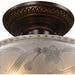 Restoration Golden Bronze Semi Flush Mount - Semi-Flushmounts
