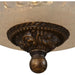 Restoration Golden Bronze Semi Flush Mount - Semi-Flushmounts