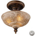 Restoration Golden Bronze Semi Flush Mount - Semi-Flushmounts