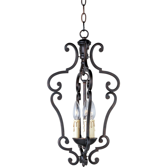 Richmond Colonial Umber Entry Foyer Pendant - Pendants