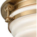Riley Satin Brass Flush Mount - Flushmounts