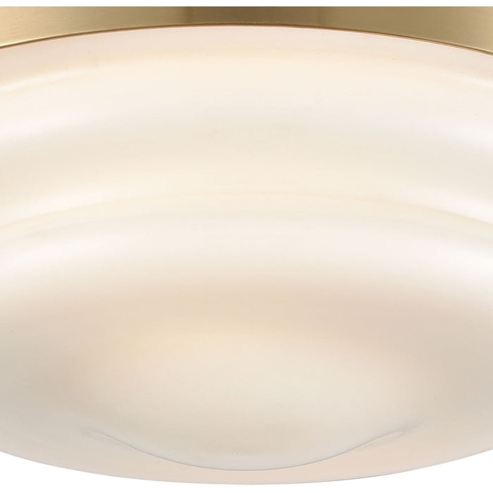 Riley Satin Brass Flush Mount - Flushmounts