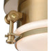 Riley Satin Brass Flush Mount - Flushmounts