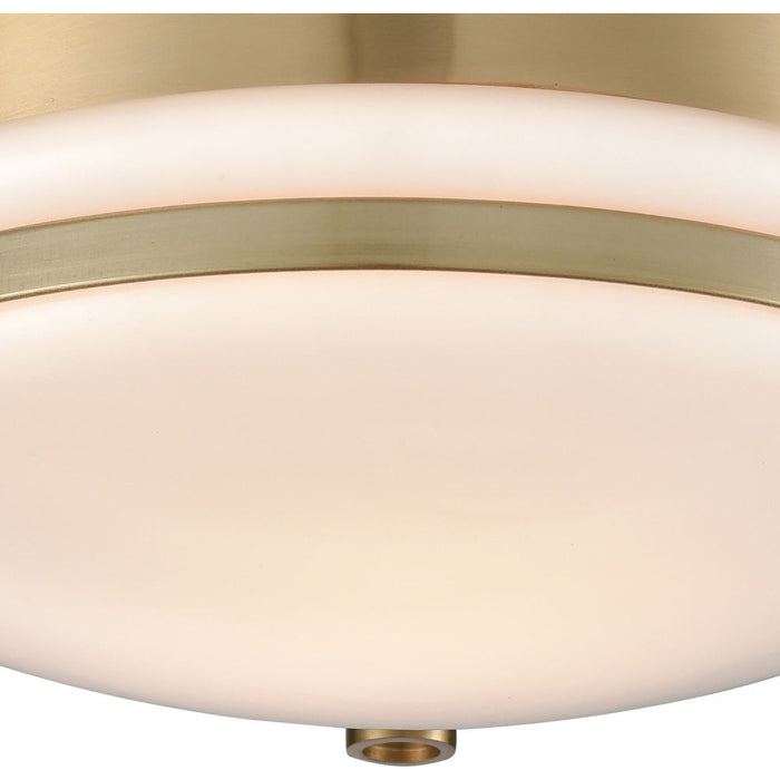 Riley Satin Brass Flush Mount - Flushmounts