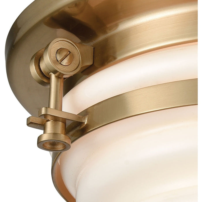 Riley Satin Brass Flush Mount - Flushmounts
