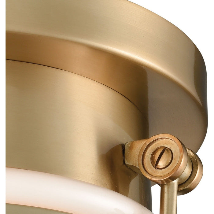 Riley Satin Brass Flush Mount - Flushmounts