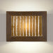 Ripple Butternut and Caramel Wall Sconce - Wall Sconce