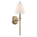 Riverdale 1 Light Aged Brass Sconce - Wall Sconces