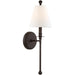 Riverdale 1 Light Dark Bronze Sconce - Wall Sconce