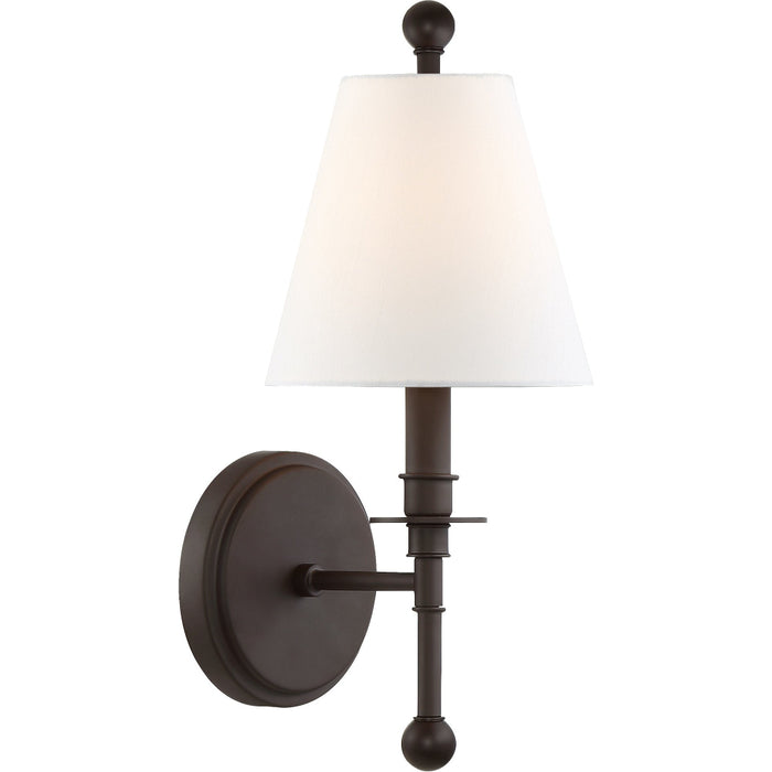 Riverdale 1 Light Dark Bronze Sconce - Wall Sconce