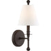 Riverdale 1 Light Dark Bronze Sconce - Wall Sconce