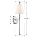 Riverdale 1 Light Polished Nickel Sconce - Wall Sconces