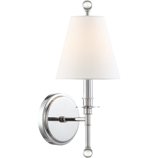 Riverdale 1 Light Polished Nickel Sconce - Wall Sconce