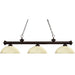 Riviera Bronze Island Billiard Pendant | theLightShop
