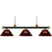 Riviera Bronze Satin Gold Island Billiard Pendant | theLightShop