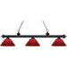 Riviera Matte Black Island Billiard Pendant | theLightShop