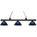 Riviera Matte Black Island Billiard Pendant | theLightShop