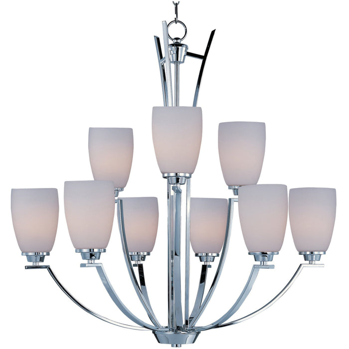 Rocco Polished Chrome Chandelier - Chandeliers