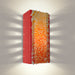 Rocky Matador Red and Multi Fire Wall Sconce - Wall Sconce