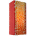 Rocky Matador Red and Multi Fire Wall Sconce - Wall Sconce