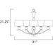 Rondo Polished Nickel Chandelier - Chandeliers
