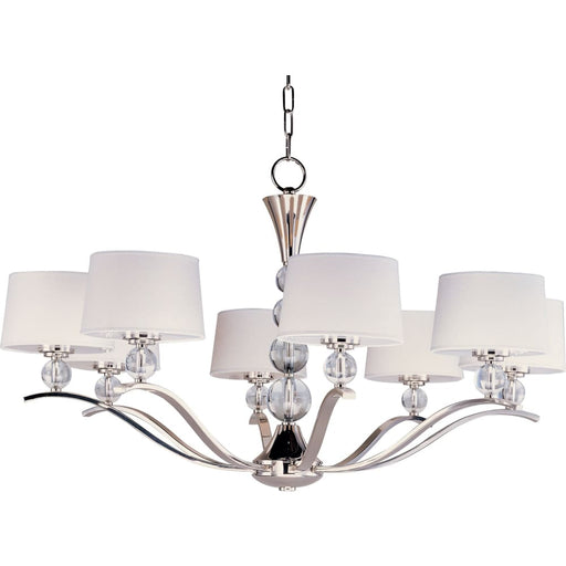 Rondo Polished Nickel Chandelier - Chandeliers