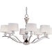 Rondo Polished Nickel Chandelier - Chandeliers